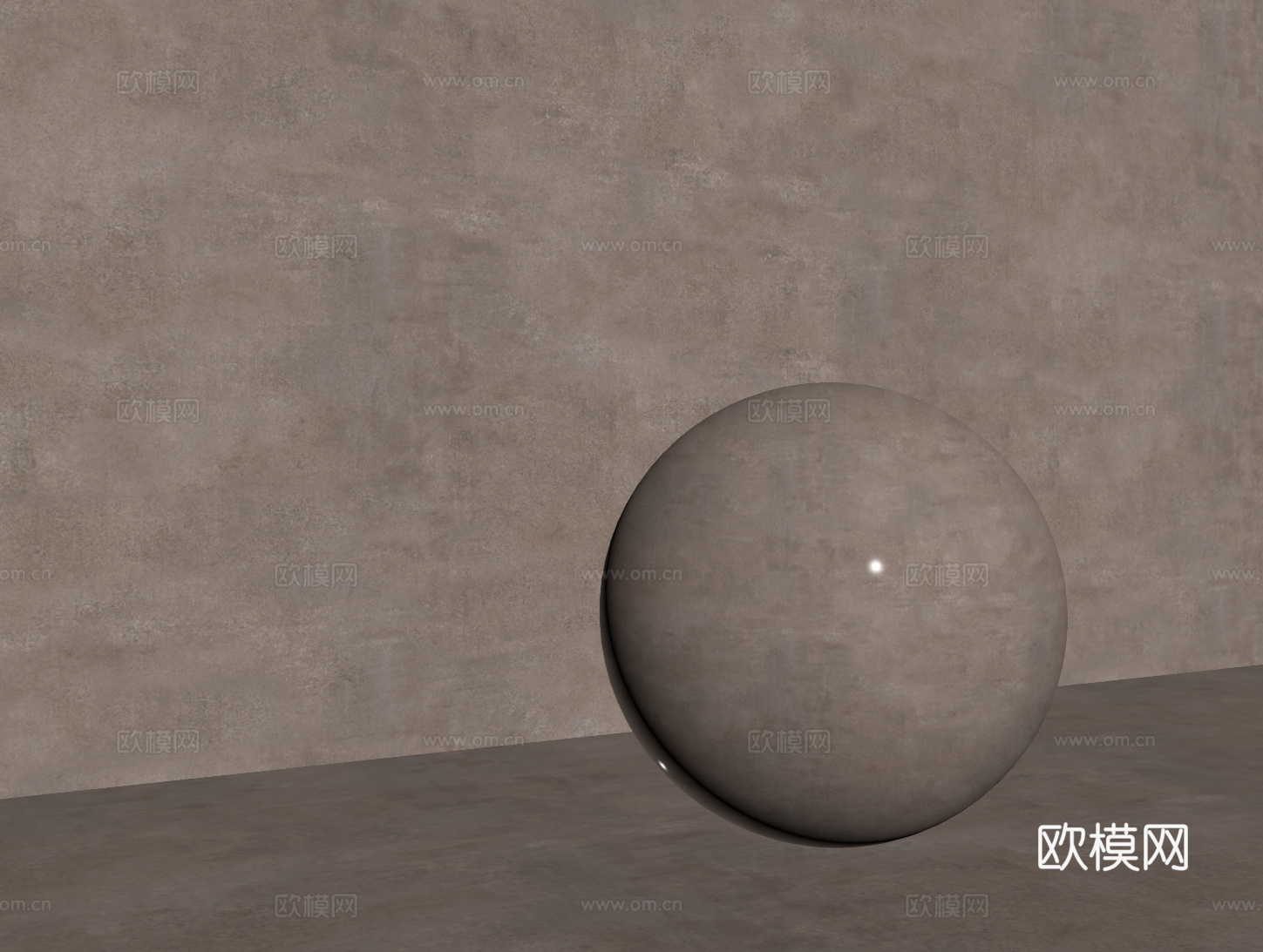 现代涂料 微水泥 艺术漆 肌理漆 水泥墙su模型