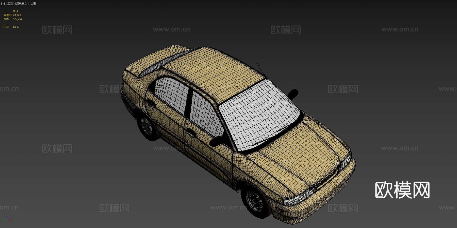 铃木Esteem 19983d模型下载（渲染图4）