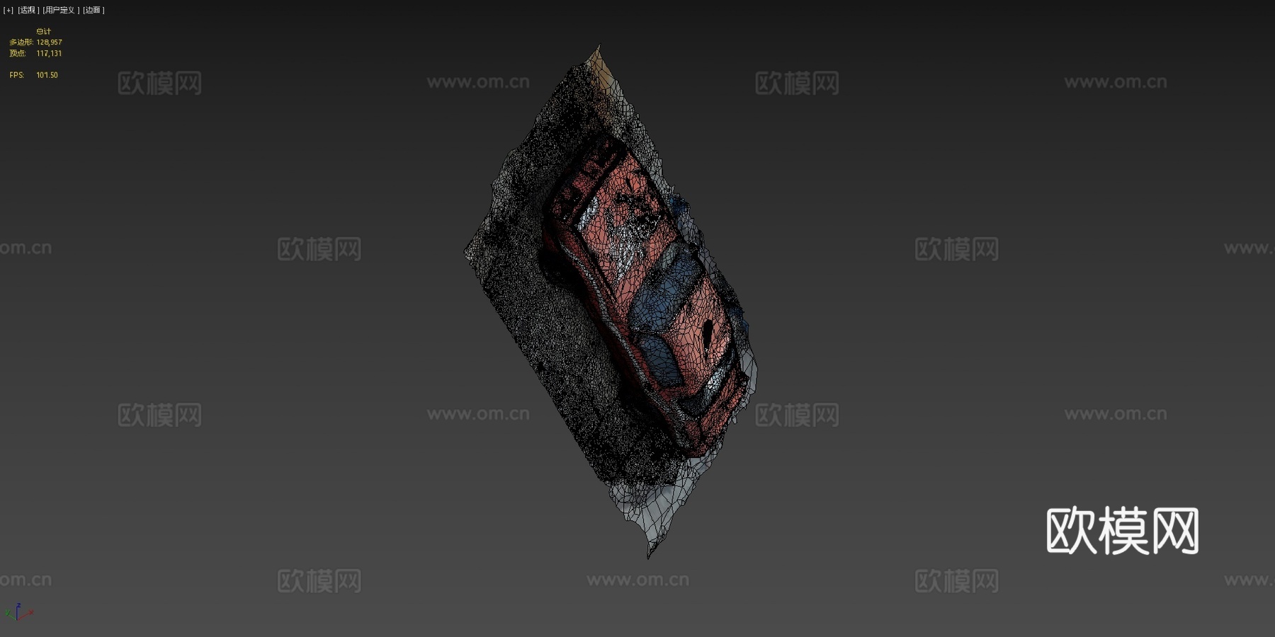 庞蒂亚克 火鸟 公式版3d模型下载（渲染图4）