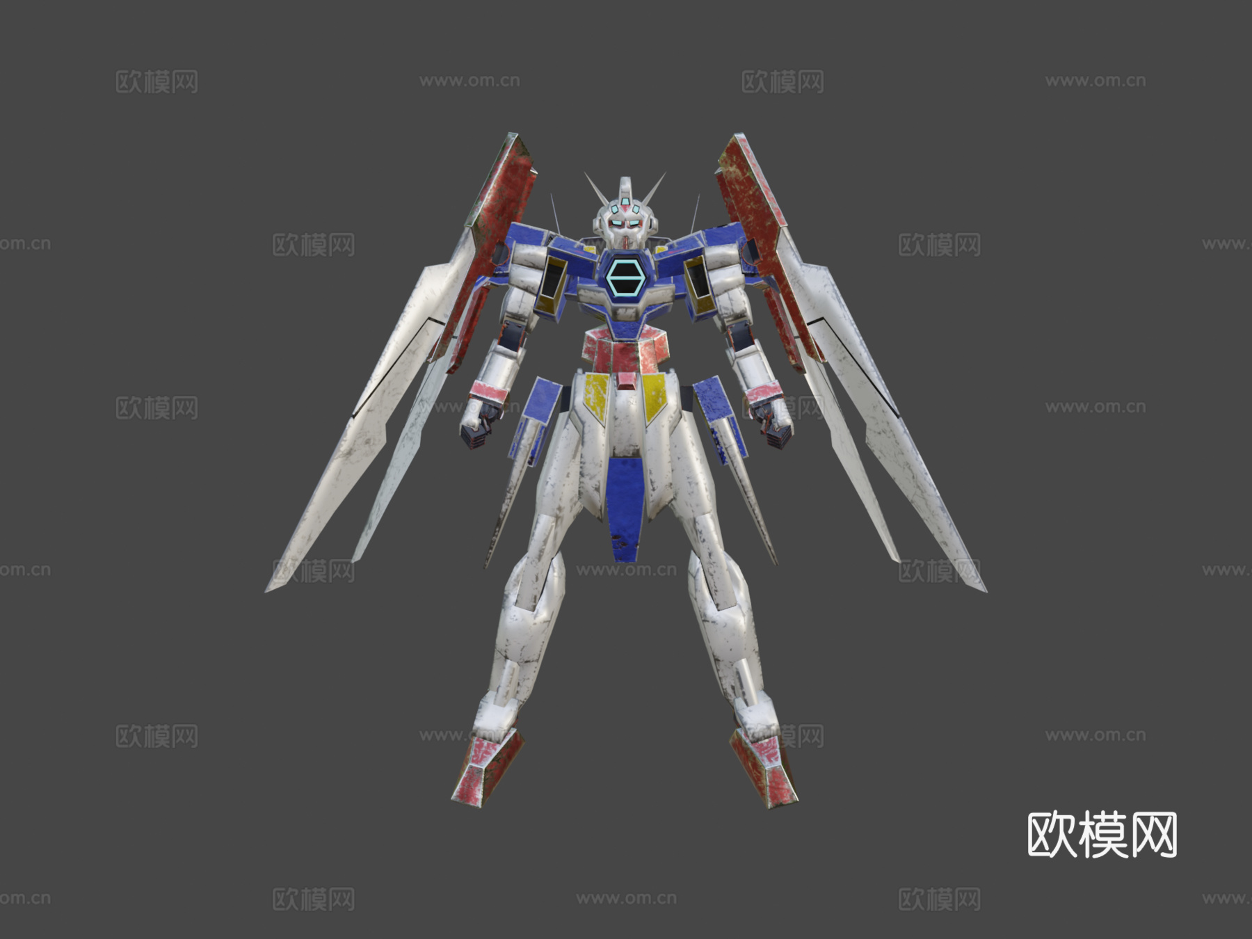 高达AGE 2 标准型3d模型下载（渲染图7）