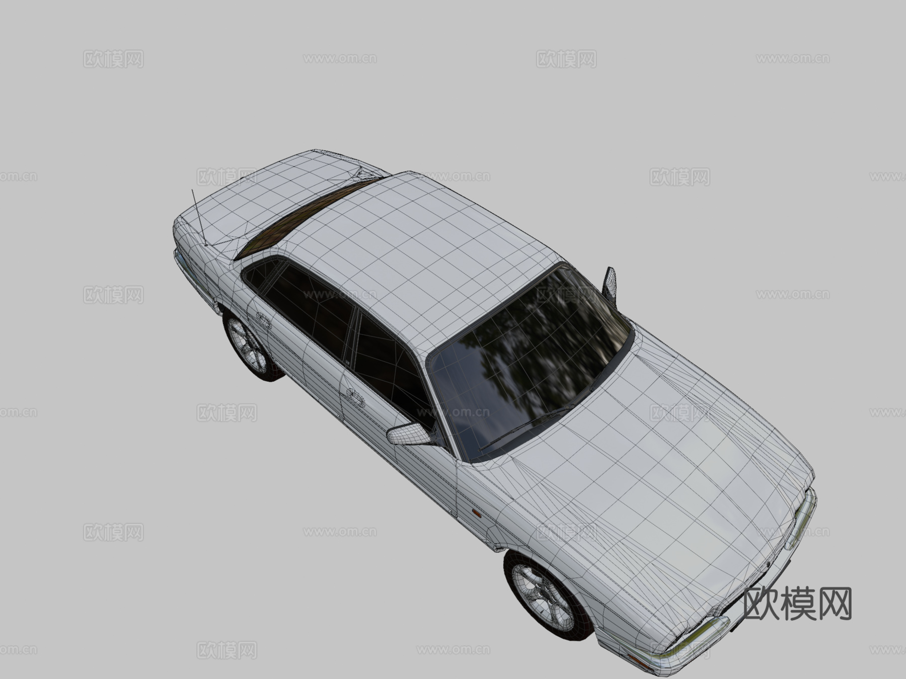 年 捷豹 XJ 运动版3d模型下载（渲染图2）