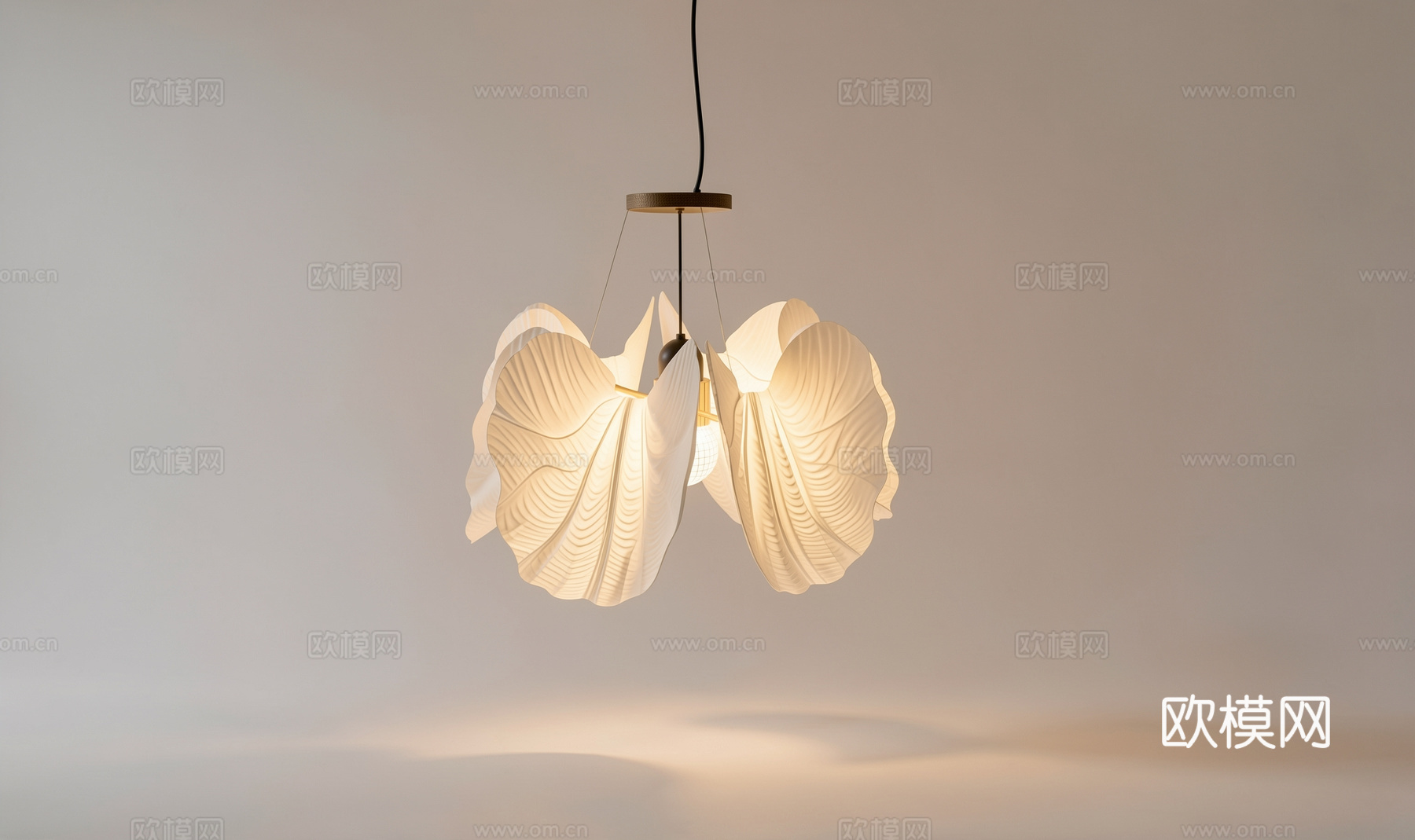 中古吊灯 中古风吊灯 中式侘寂吊灯su模型