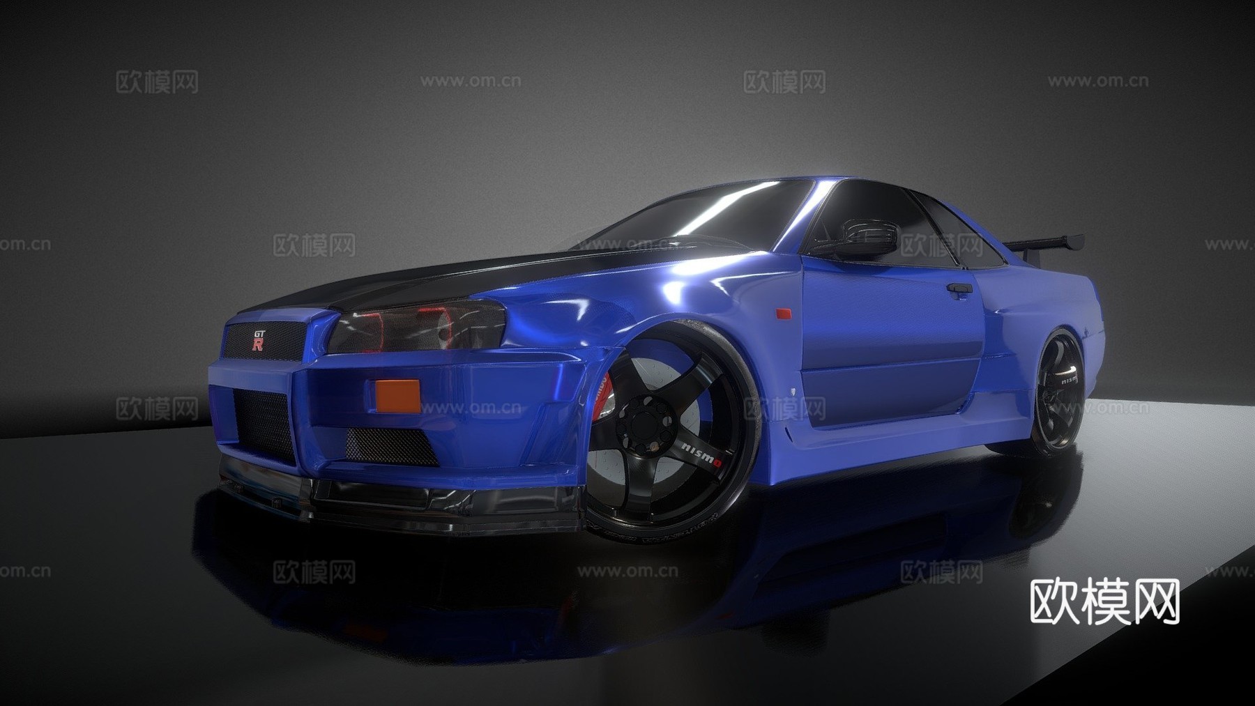 GTRr343d模型下载（渲染图1）