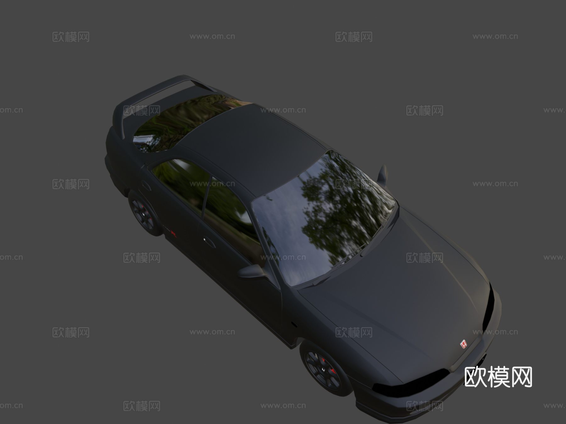 本田 型格 TypeR DB8 更新版3d模型下载（渲染图7）