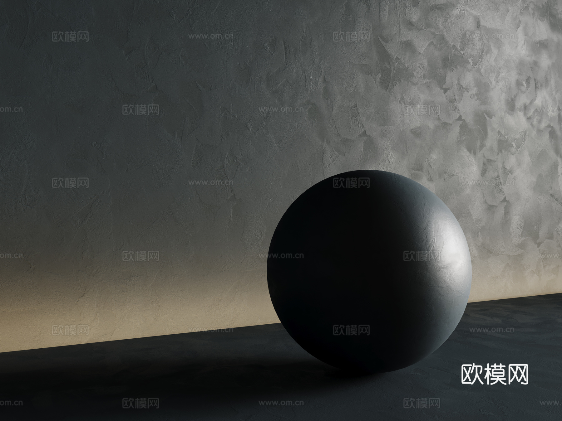 现代涂料 微水泥 艺术漆 肌理漆 水泥墙su模型