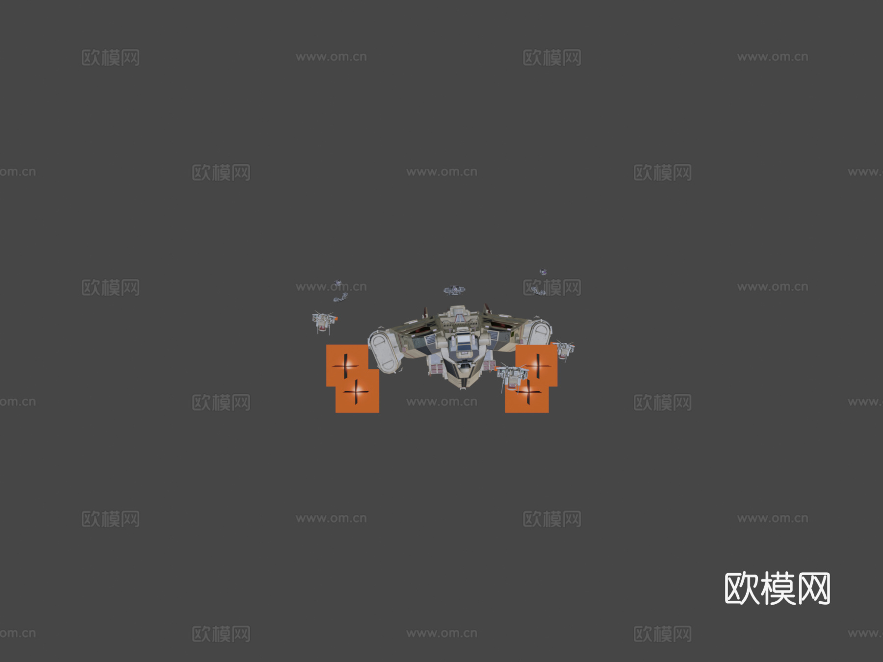 布罗克3d模型下载（渲染图6）