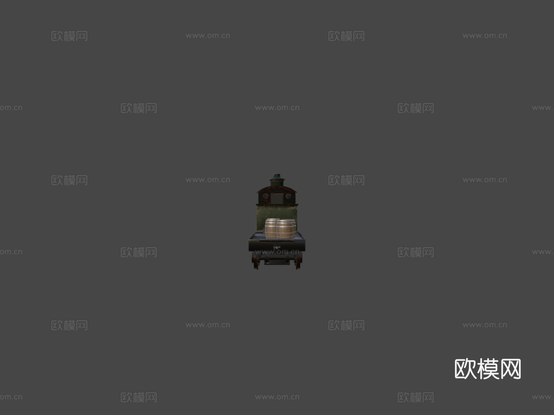 狂野西部机车3d模型下载（渲染图5）