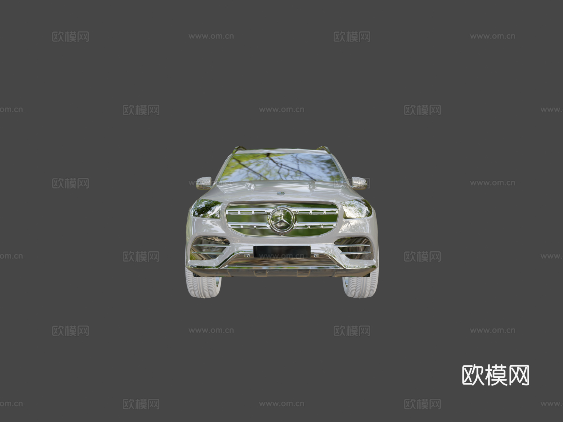 梅赛德斯奔驰GLS3d模型下载（渲染图5）