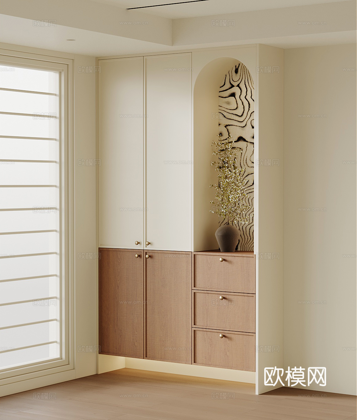 中古鞋柜 玄关柜su模型