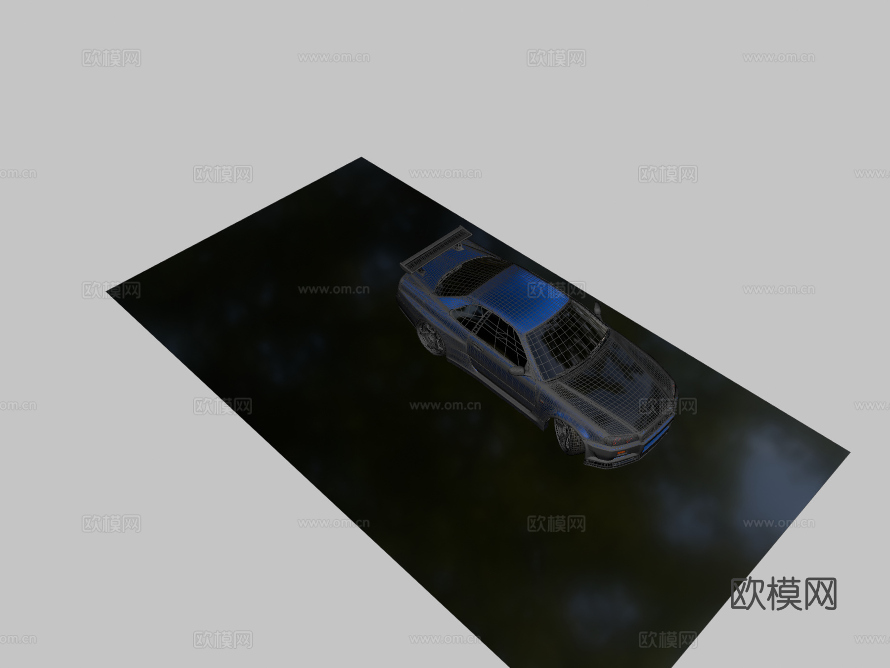 GTRr343d模型下载（渲染图2）