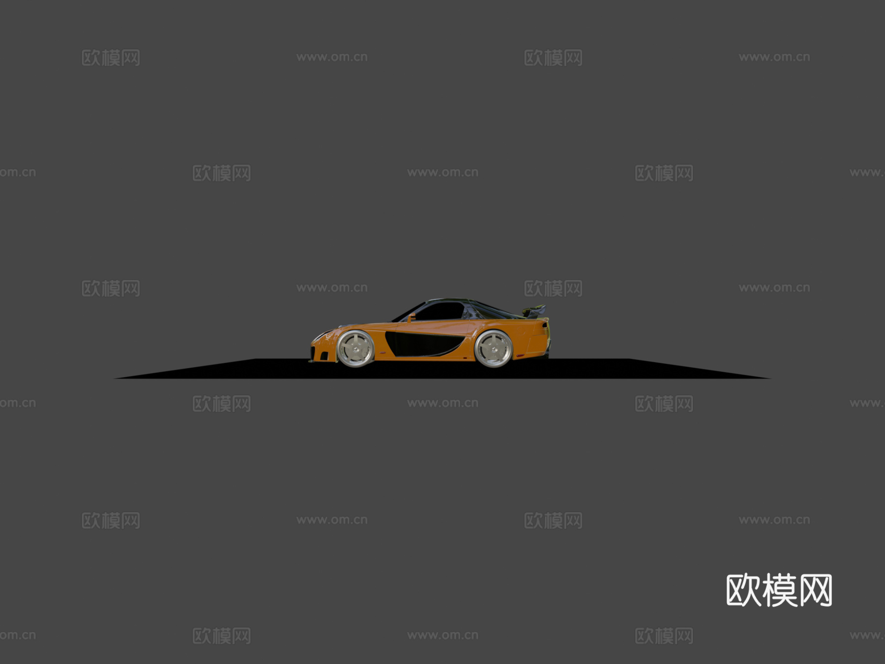 马自达 Rx7 Veilside3d模型下载（渲染图5）