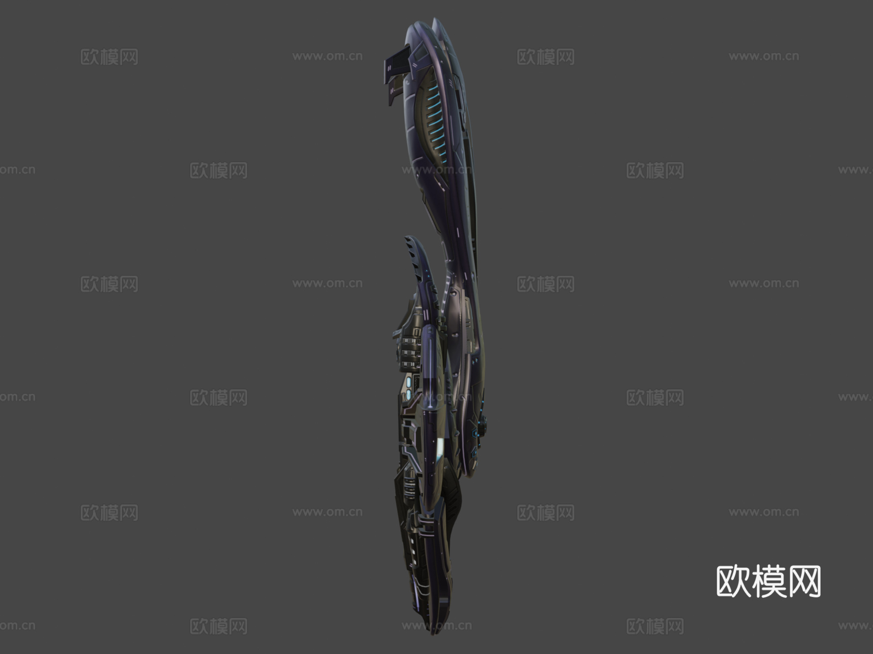 圣约ORS级重型巡洋舰3d模型下载（渲染图7）