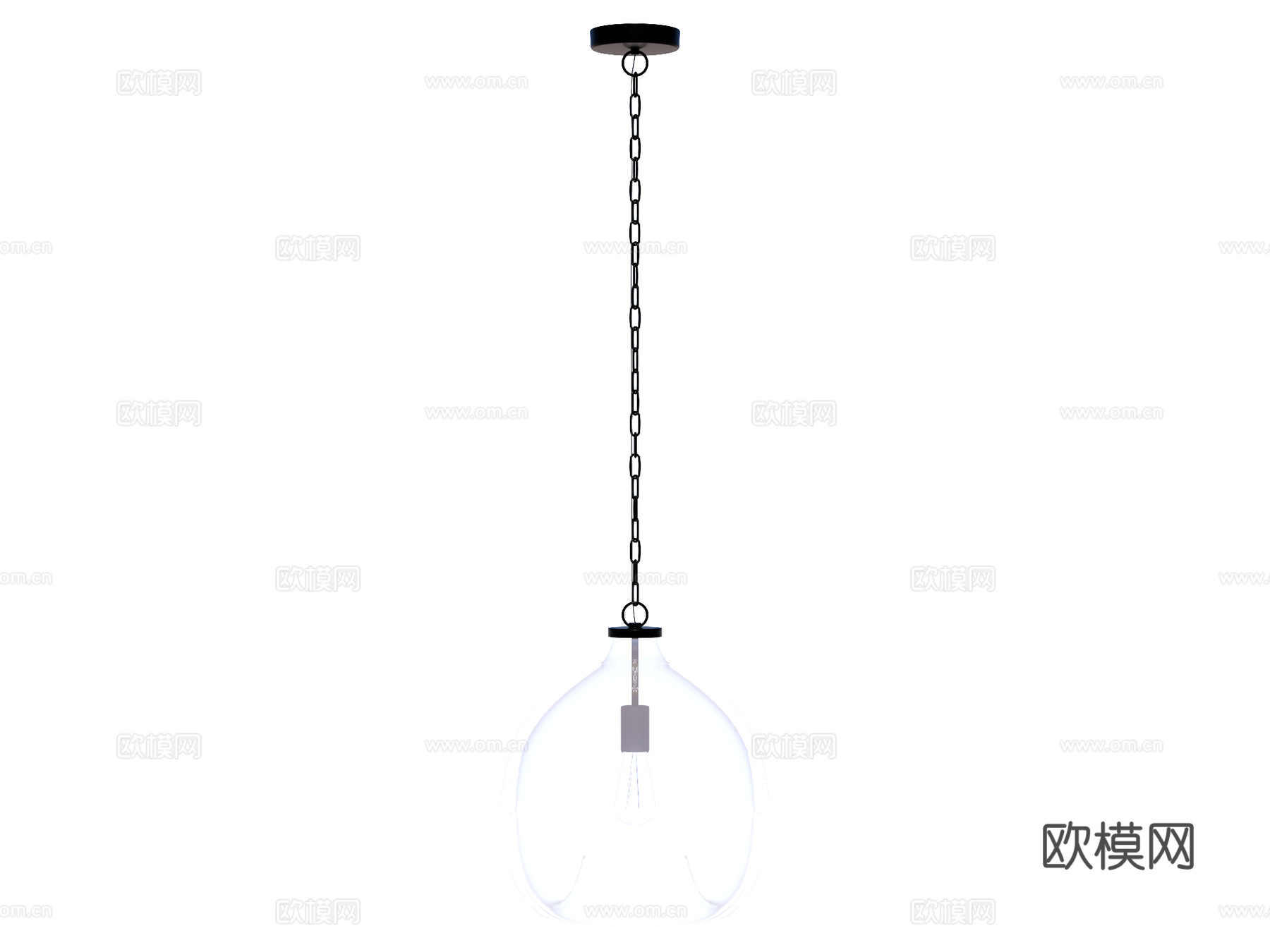 吊灯 床头吊灯 装饰吊灯 玻璃吊灯su模型