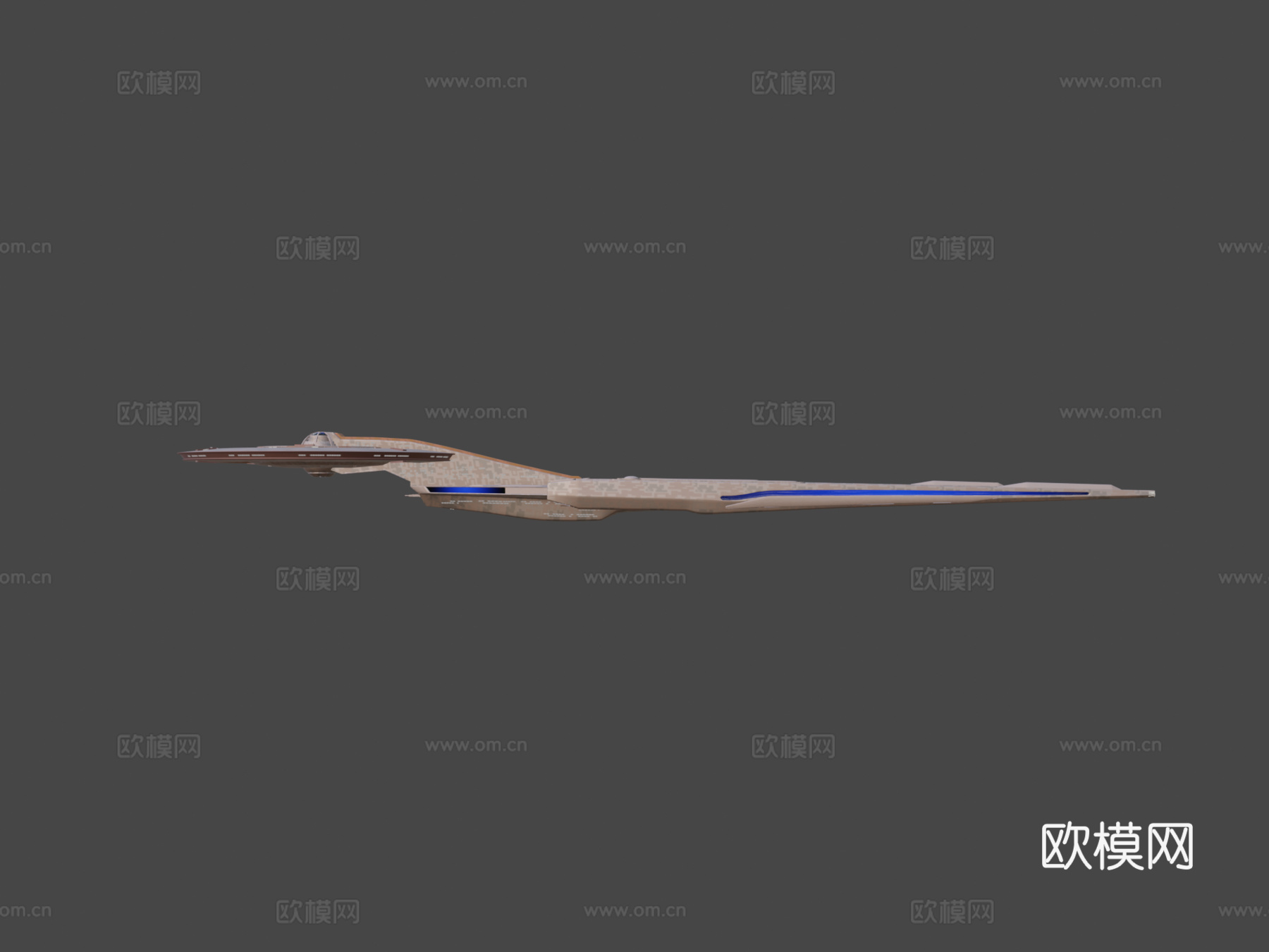 USS 发现号3d模型下载（渲染图5）