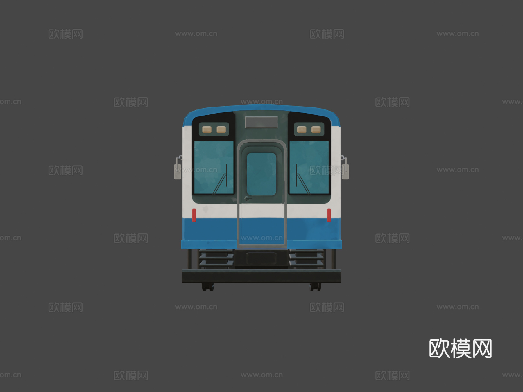 火车3d模型下载（渲染图5）