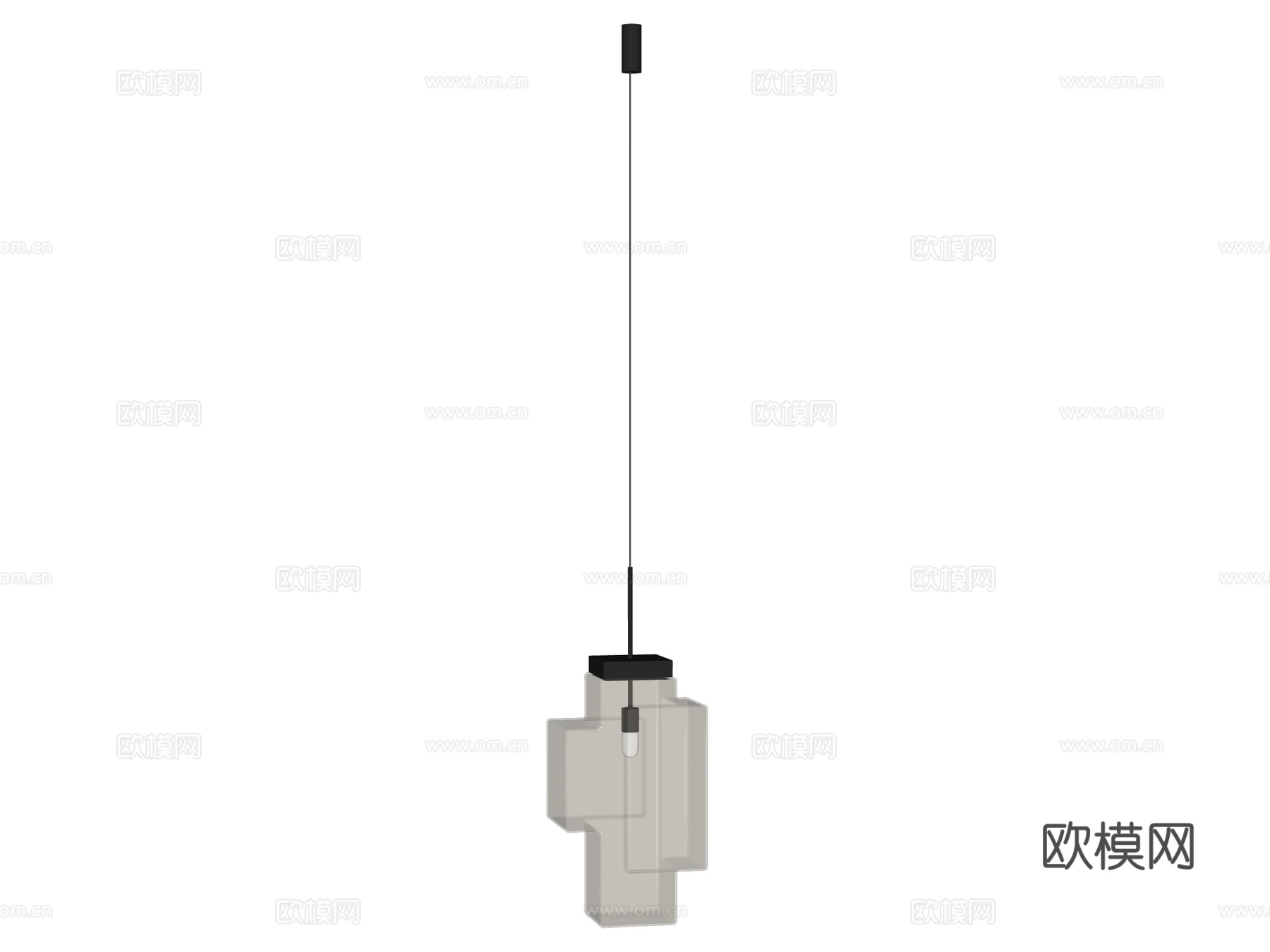 吊灯 床头吊灯 装饰吊灯 玻璃吊灯su模型