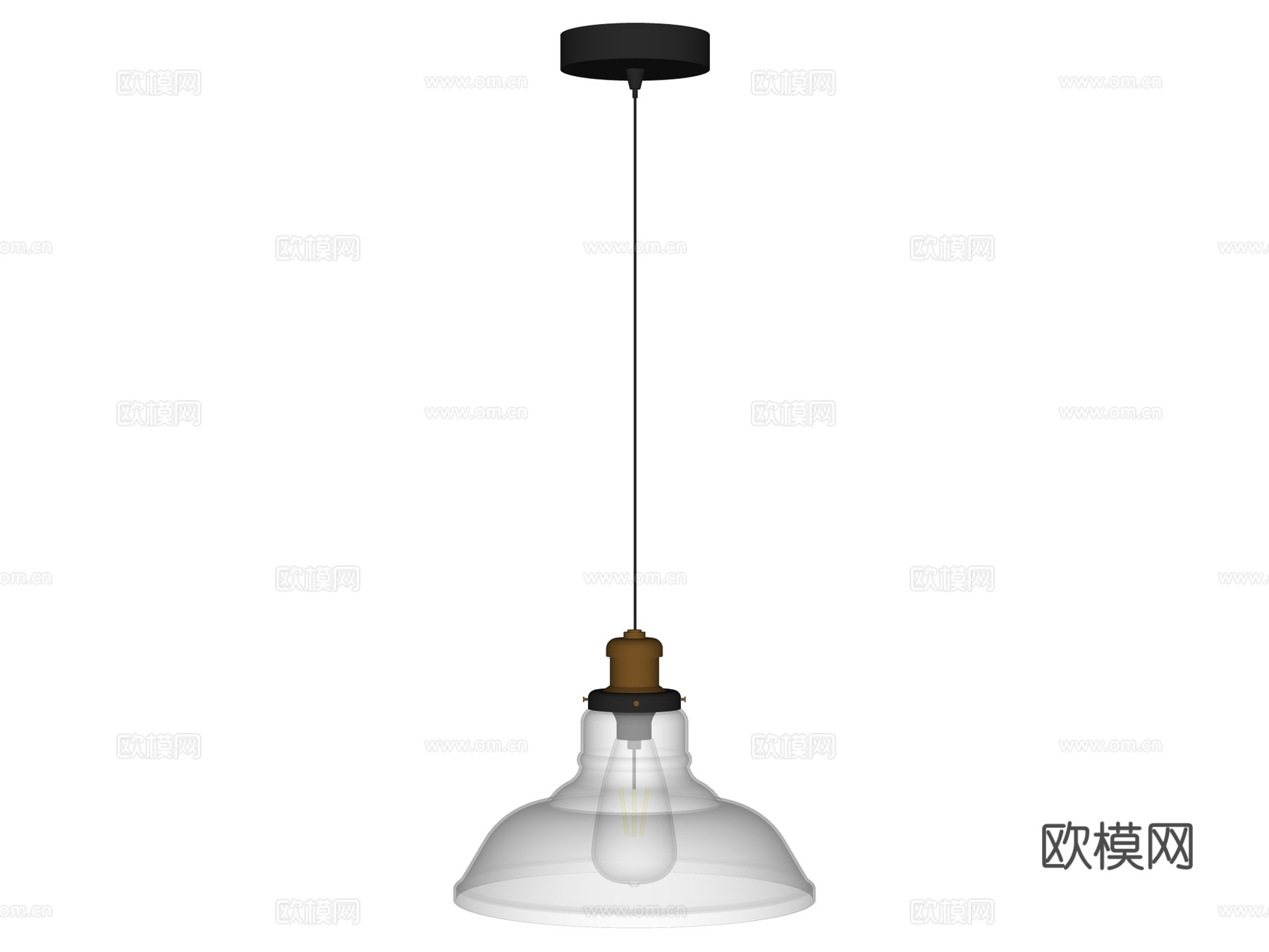 吊灯 床头吊灯 装饰吊灯 玻璃吊灯su模型