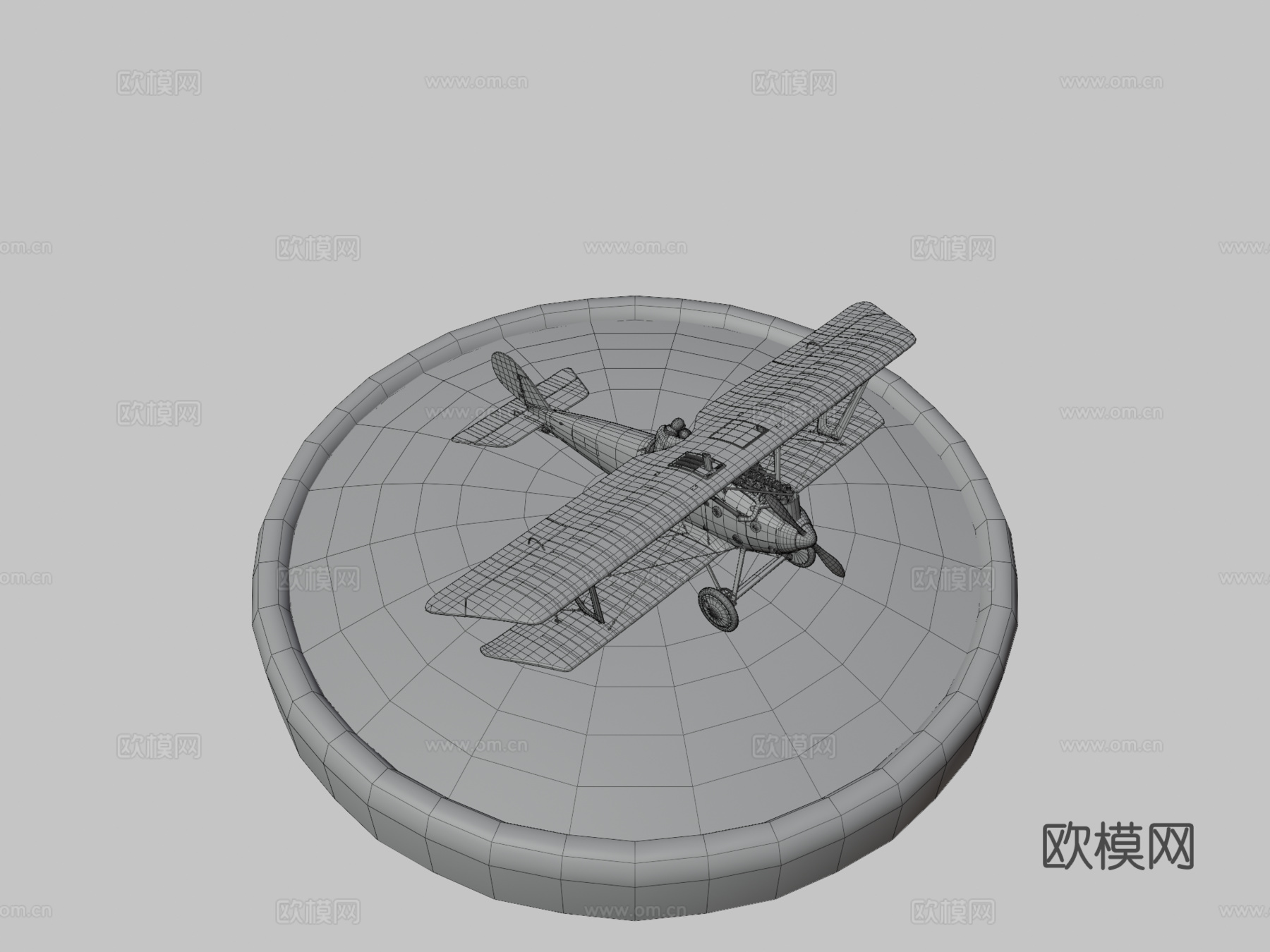 飞机3d模型下载（渲染图3）