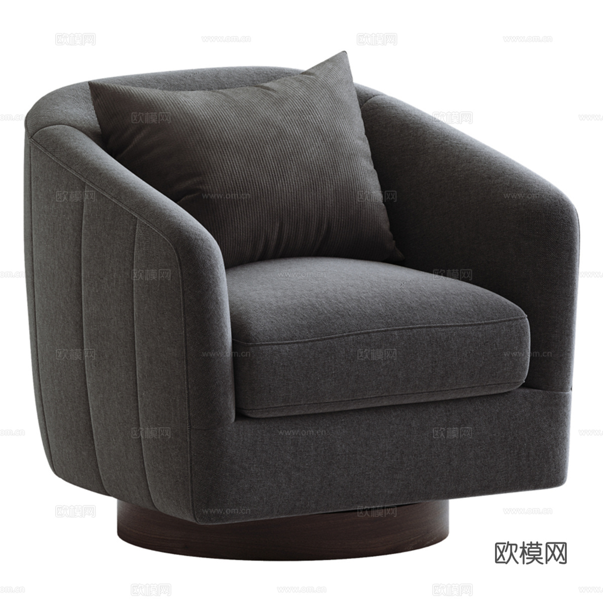 现代单椅3d模型下载（渲染图5）