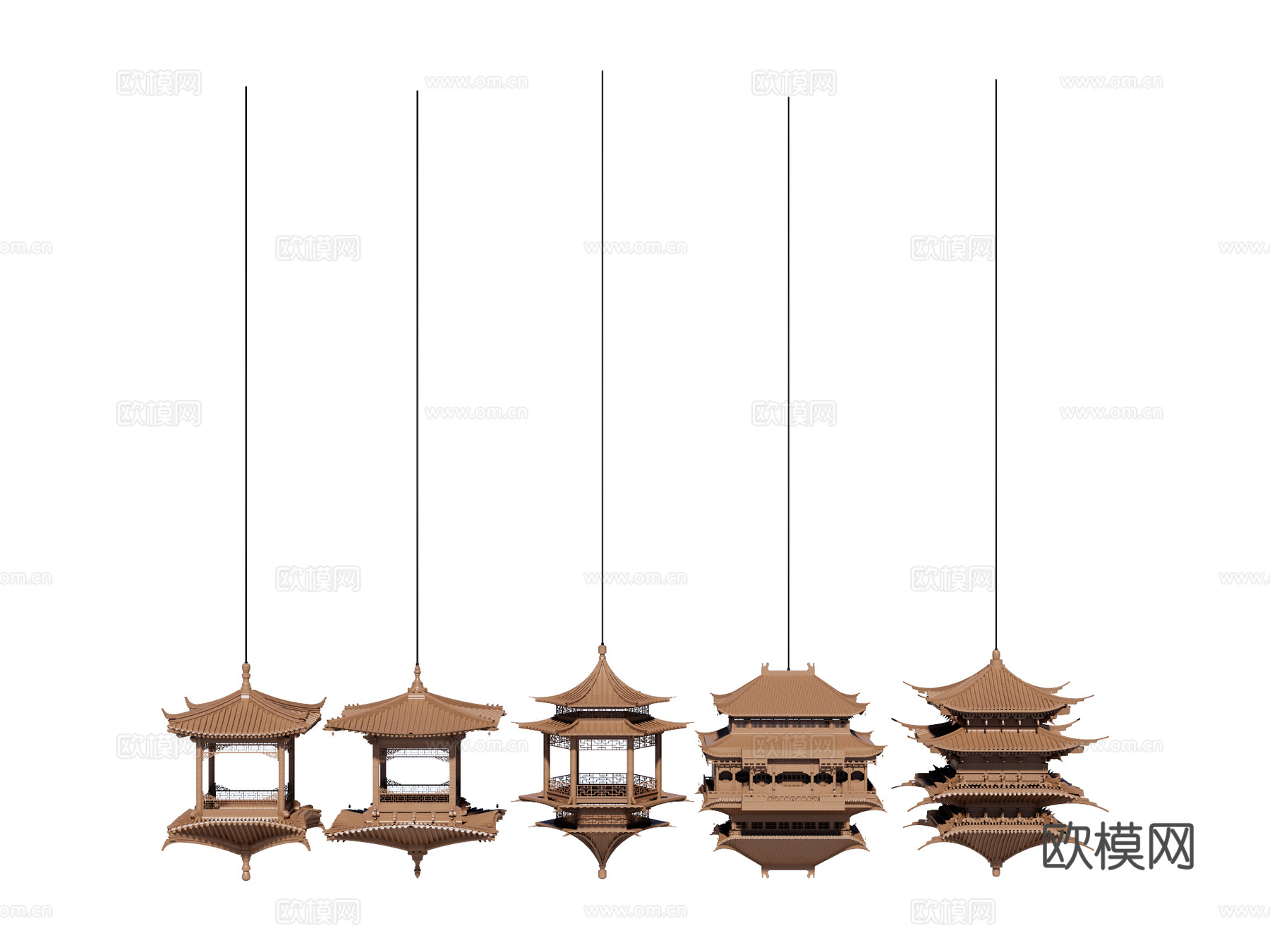 吊灯 装饰吊灯su模型