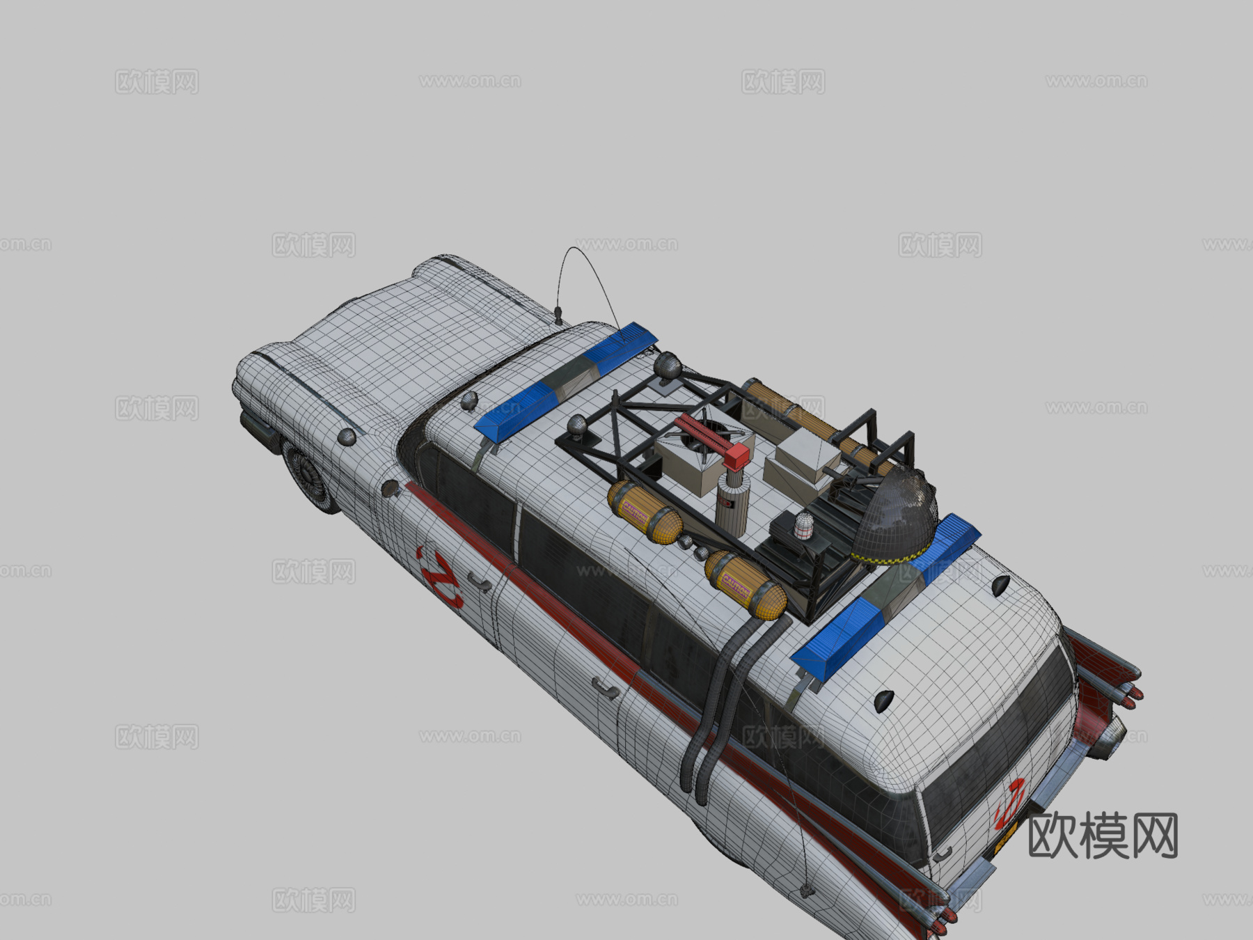 捉鬼车1-捉鬼敢死队3d模型下载（渲染图2）