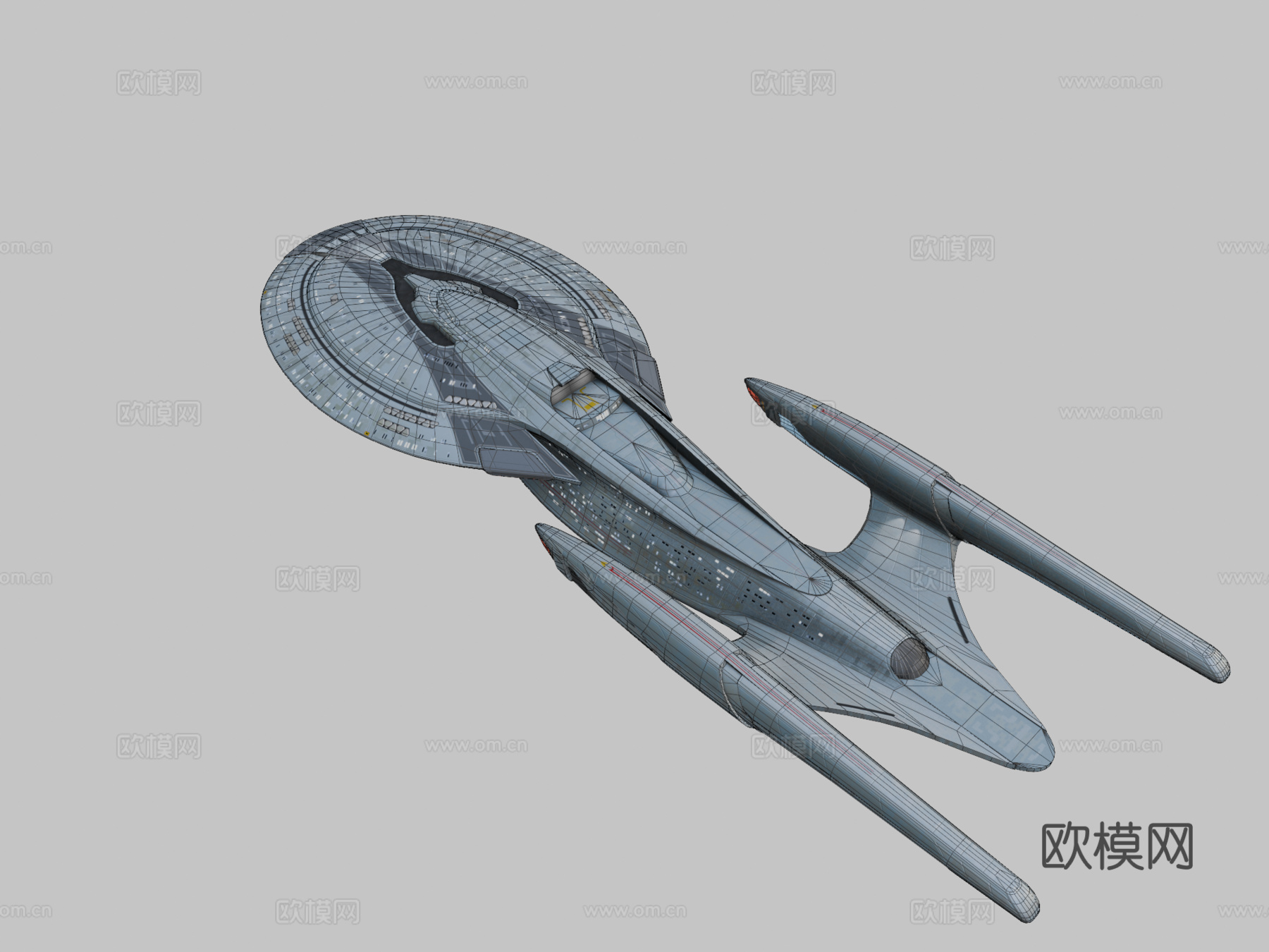 北极星级（改装）3d模型下载（渲染图2）