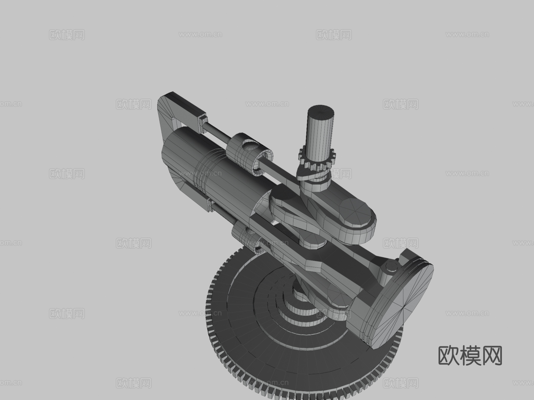 动画 发动机气缸3d模型下载（渲染图3）