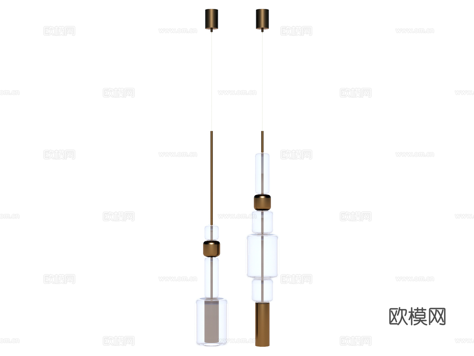 吊灯 床头吊灯 装饰吊灯 玻璃吊灯 金属吊灯su模型