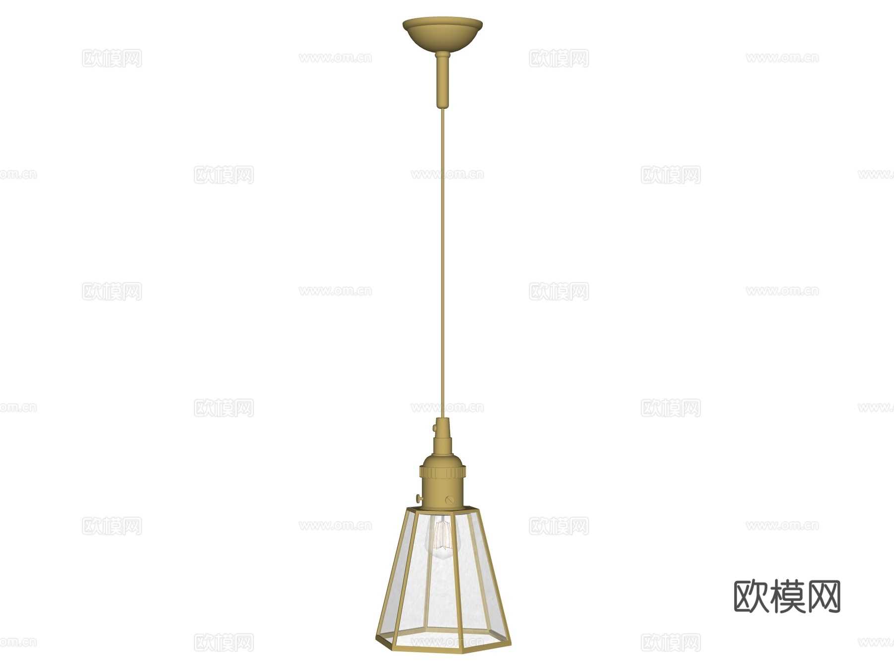 吊灯 床头吊灯 装饰吊灯 玻璃吊灯 金属吊灯su模型