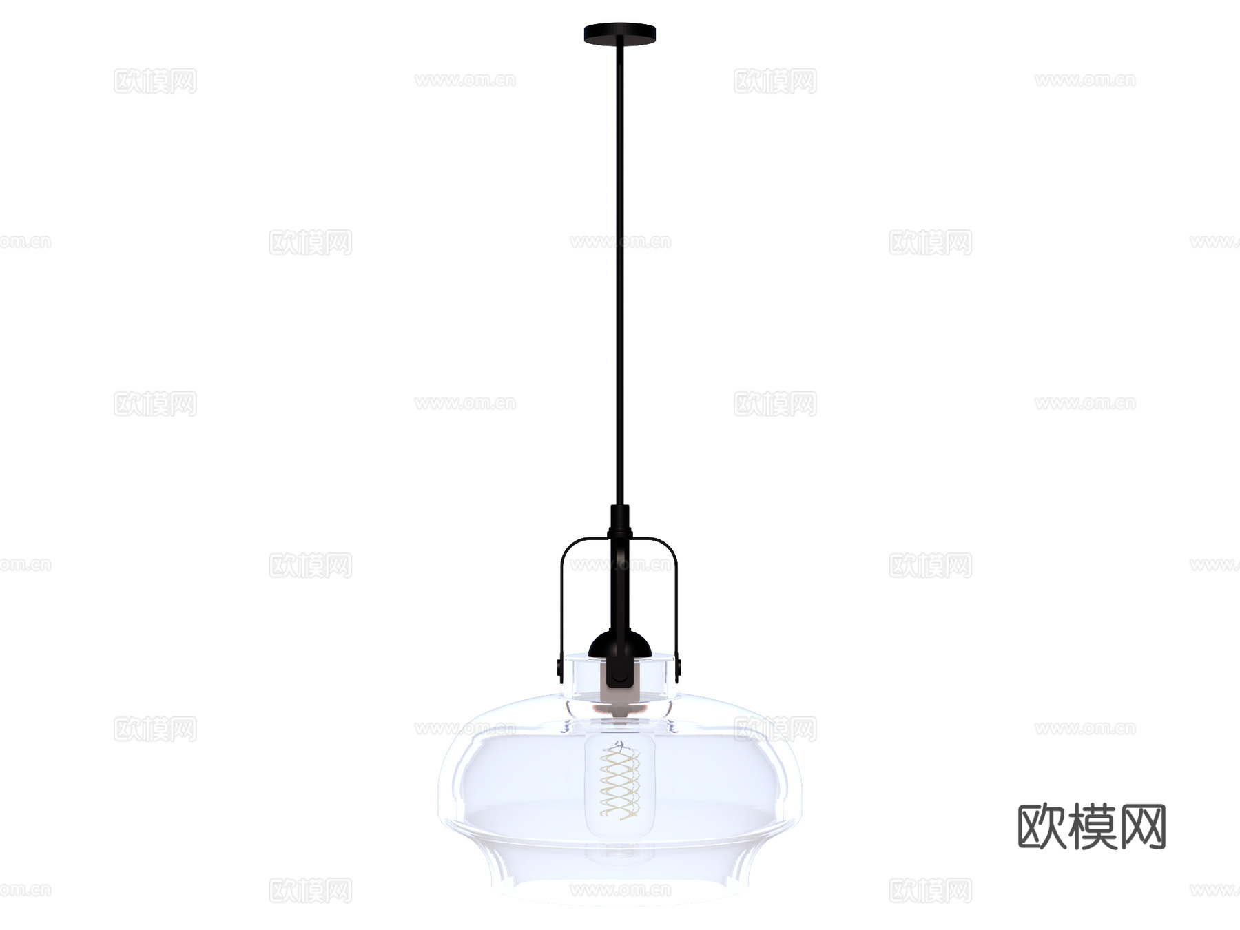 吊灯 床头吊灯 装饰吊灯 玻璃吊灯su模型