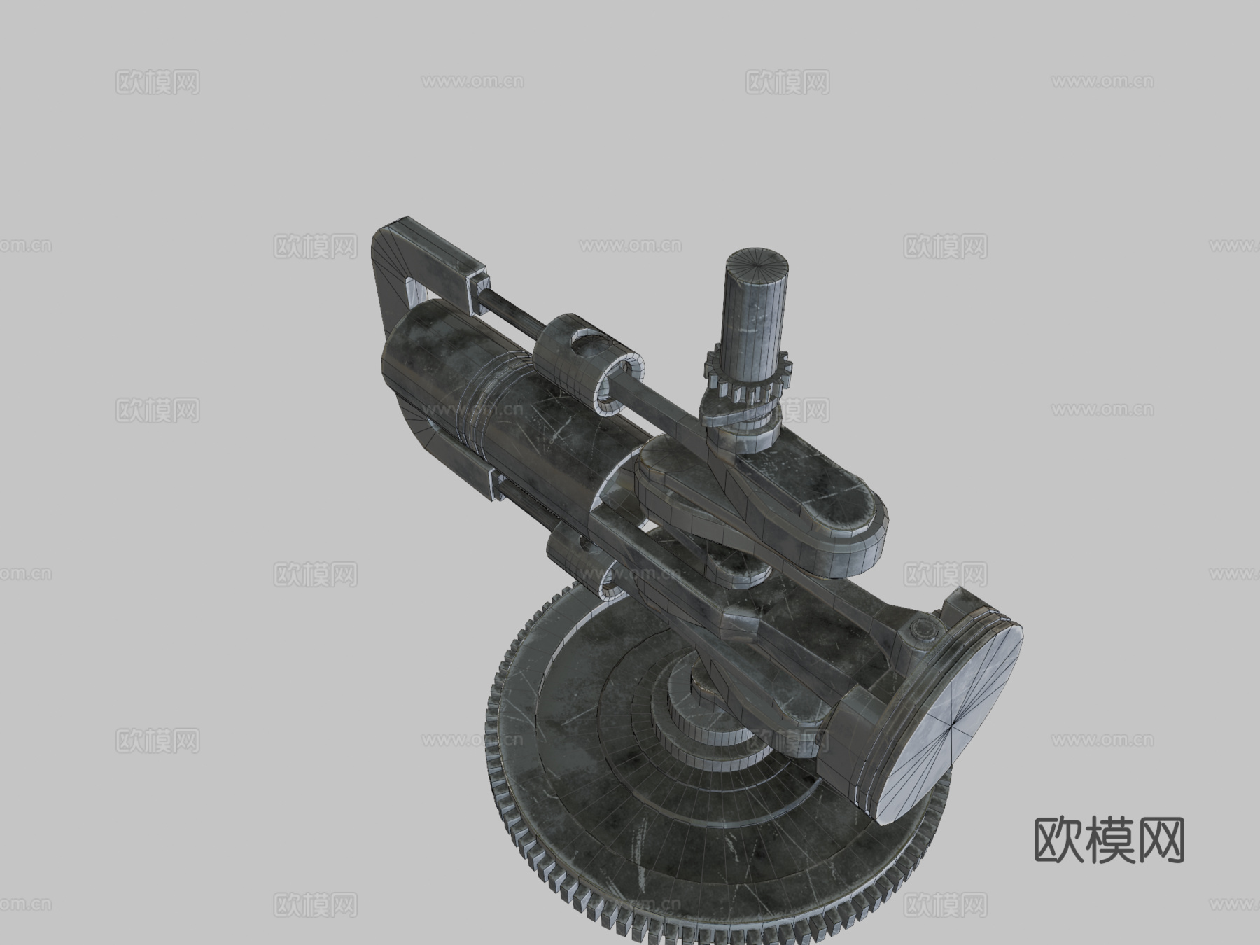 动画 发动机气缸3d模型下载（渲染图2）