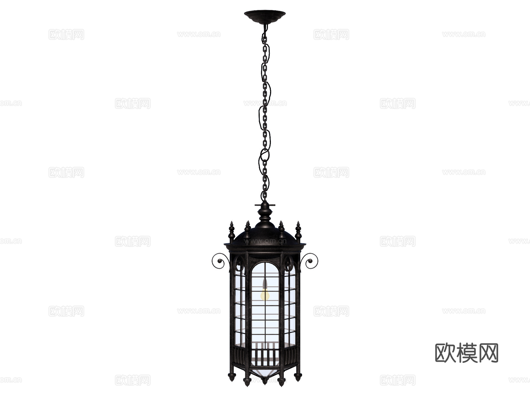 吊灯 装饰吊灯 玻璃吊灯 金属吊灯 户外吊灯su模型