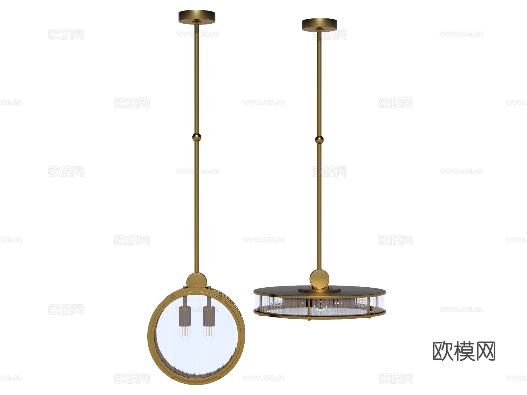 吊灯 床头吊灯 装饰吊灯 玻璃吊灯 金属吊灯su模型