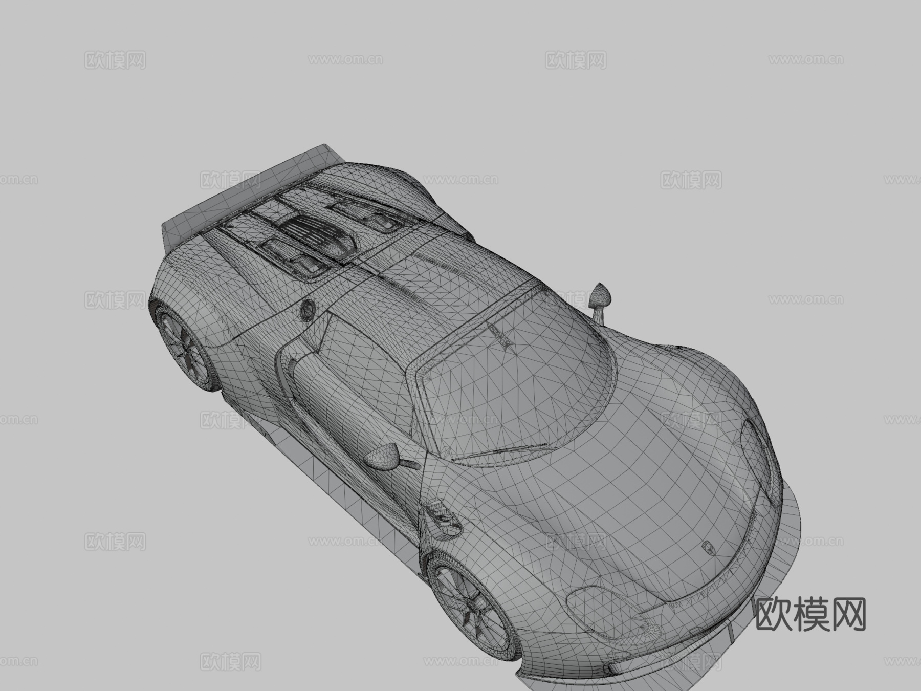 保时捷 9183d模型下载（渲染图3）