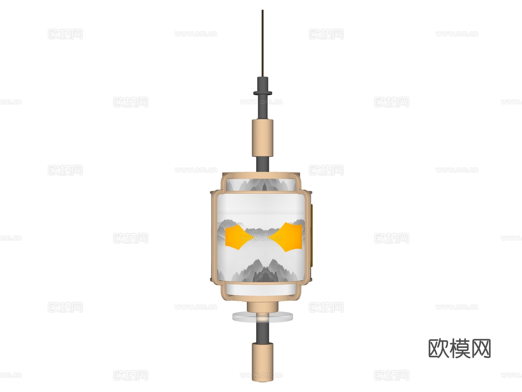 吊灯 床头吊灯 装饰吊灯su模型