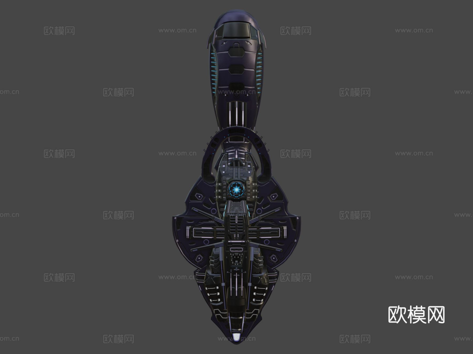 圣约ORS级重型巡洋舰3d模型下载（渲染图8）
