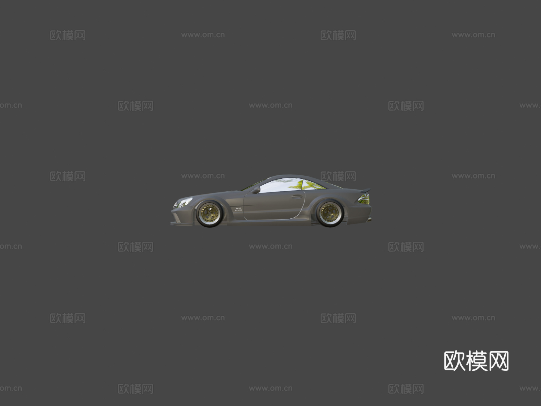 梅赛德斯-奔驰SL65 AMG3d模型下载（渲染图6）