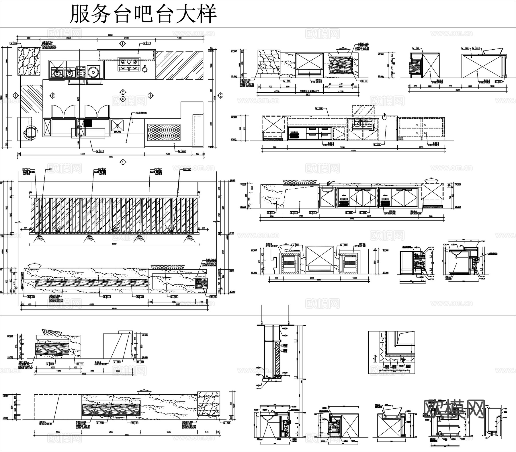 墙面涂料做法石材铺设天花消防栓石材暗门节点CAD素材图库cad施工图