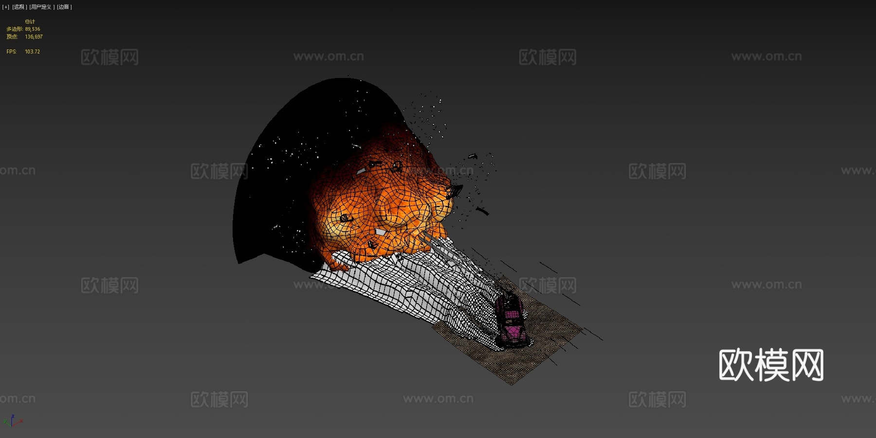 交叉火力-圣瓦伦丁节3d模型下载（渲染图4）