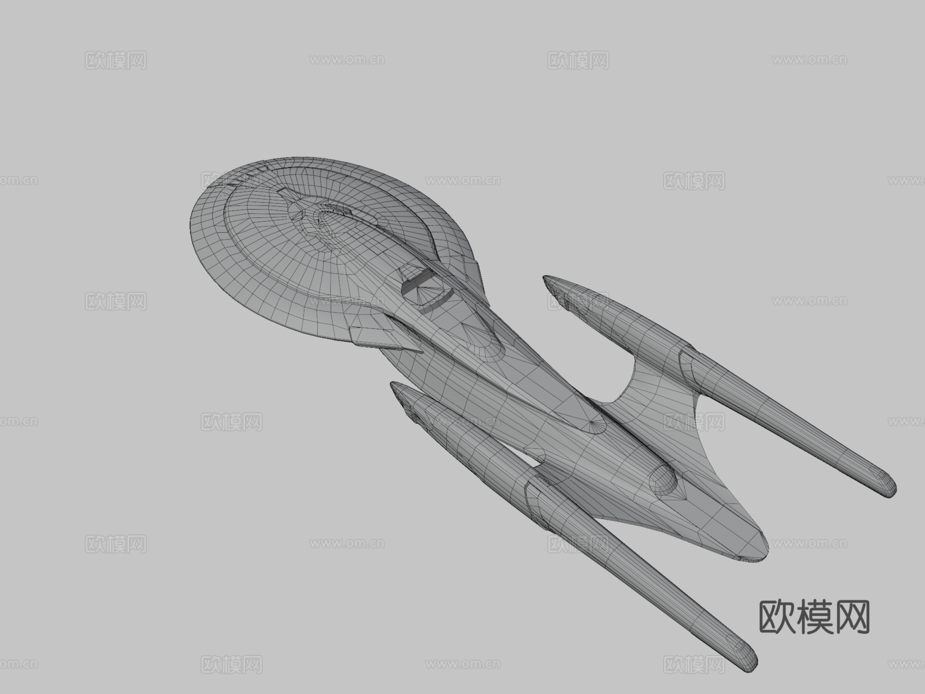 北极星级（改装）3d模型下载（渲染图3）