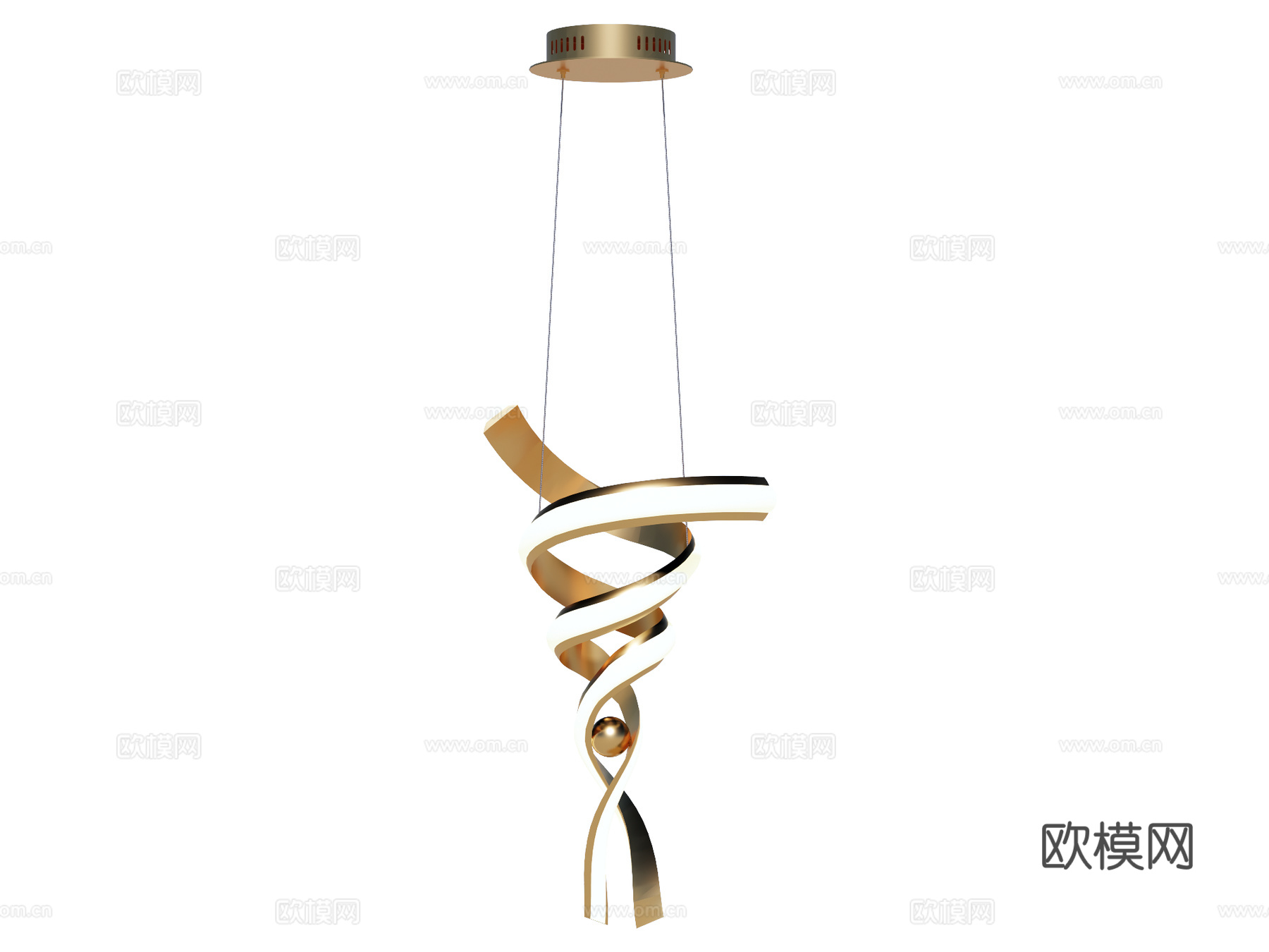 吊灯 床头吊灯 装饰吊灯 金属吊灯su模型