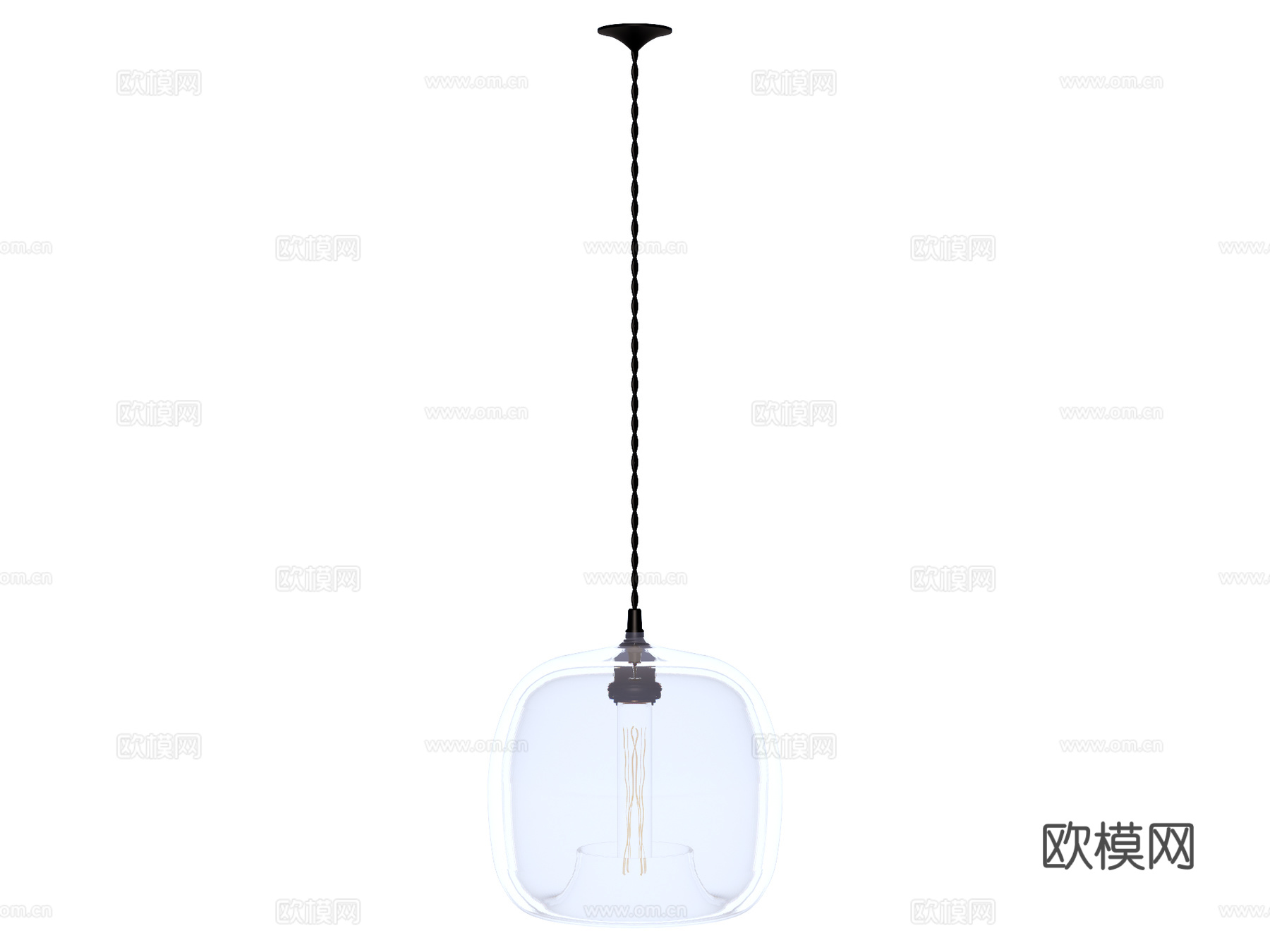 吊灯 床头吊灯 装饰吊灯 玻璃吊灯su模型
