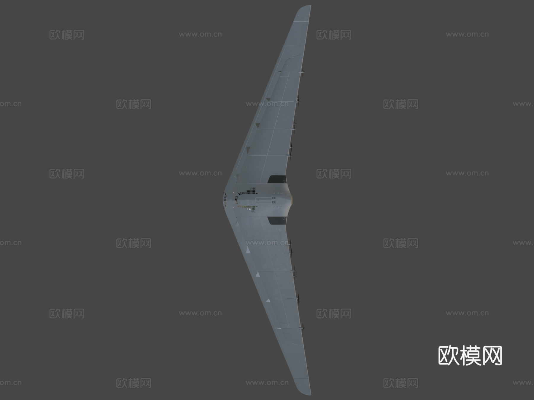 泪滴系外行星飞机3d模型下载（渲染图7）