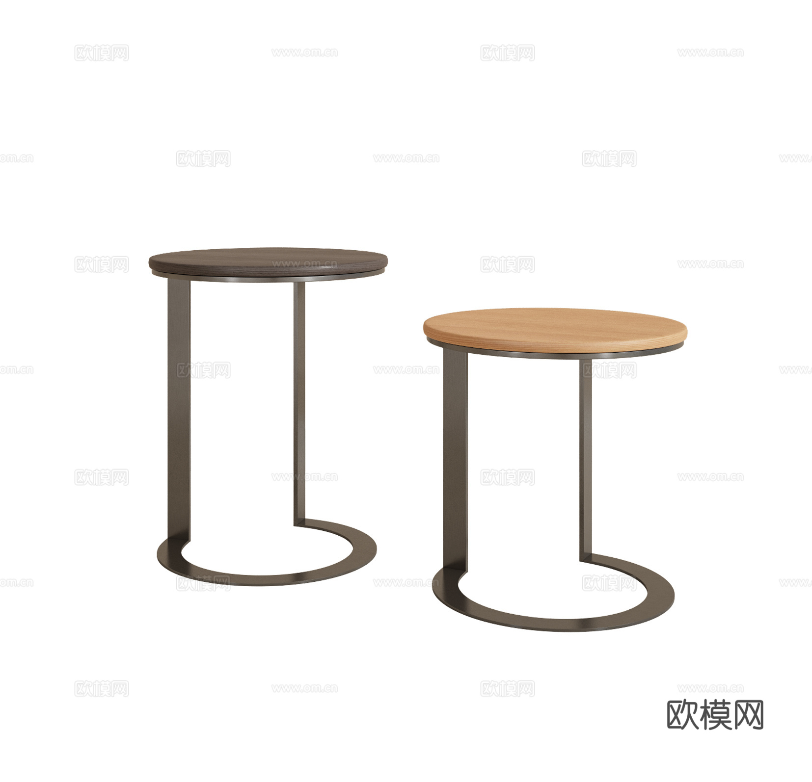 现代边几 角几 圆几 茶几 沙发边几su模型