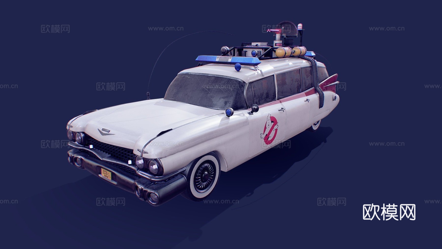 捉鬼车1-捉鬼敢死队3d模型下载（渲染图1）