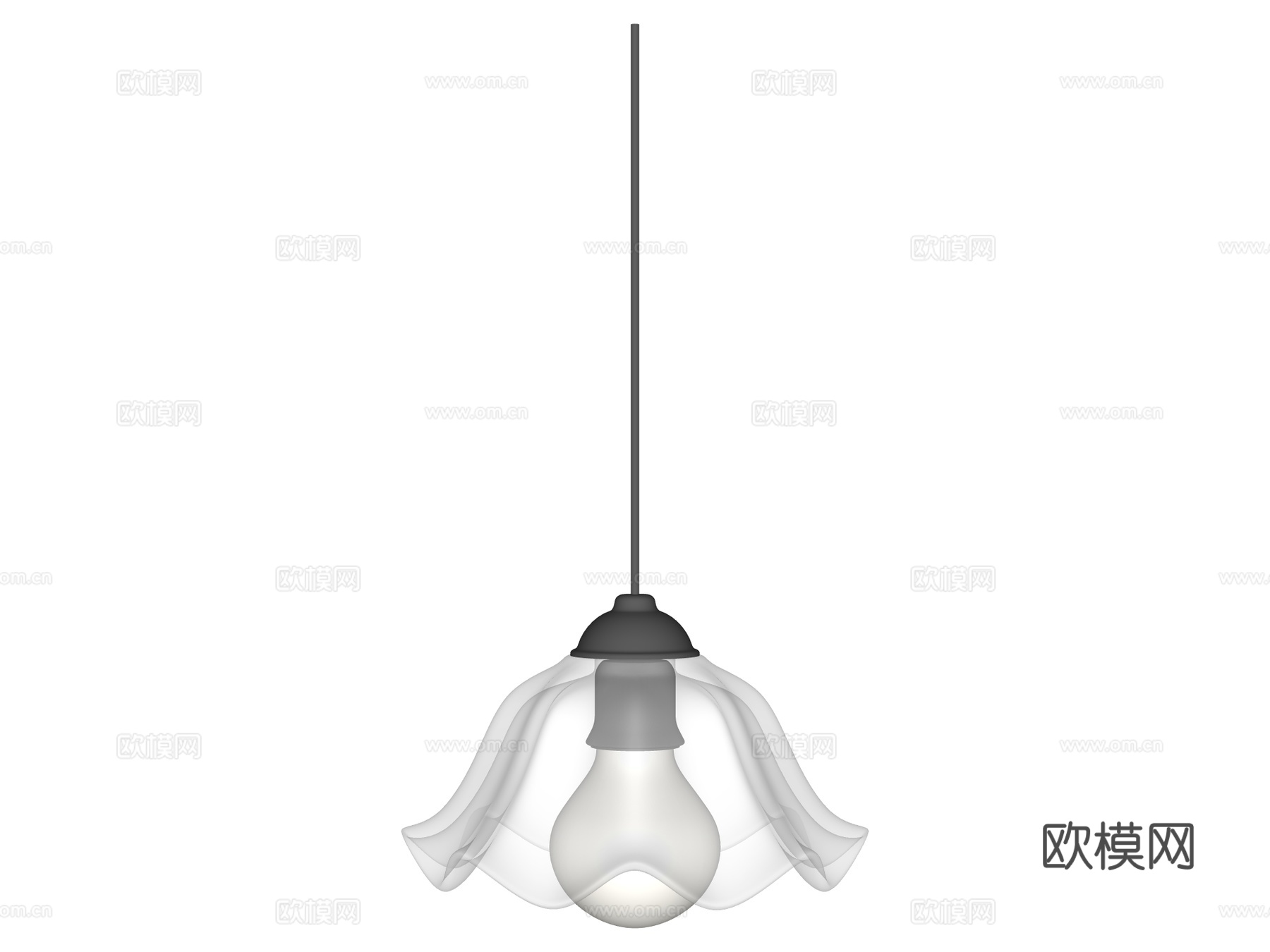 吊灯 床头吊灯 装饰吊灯 玻璃吊灯su模型