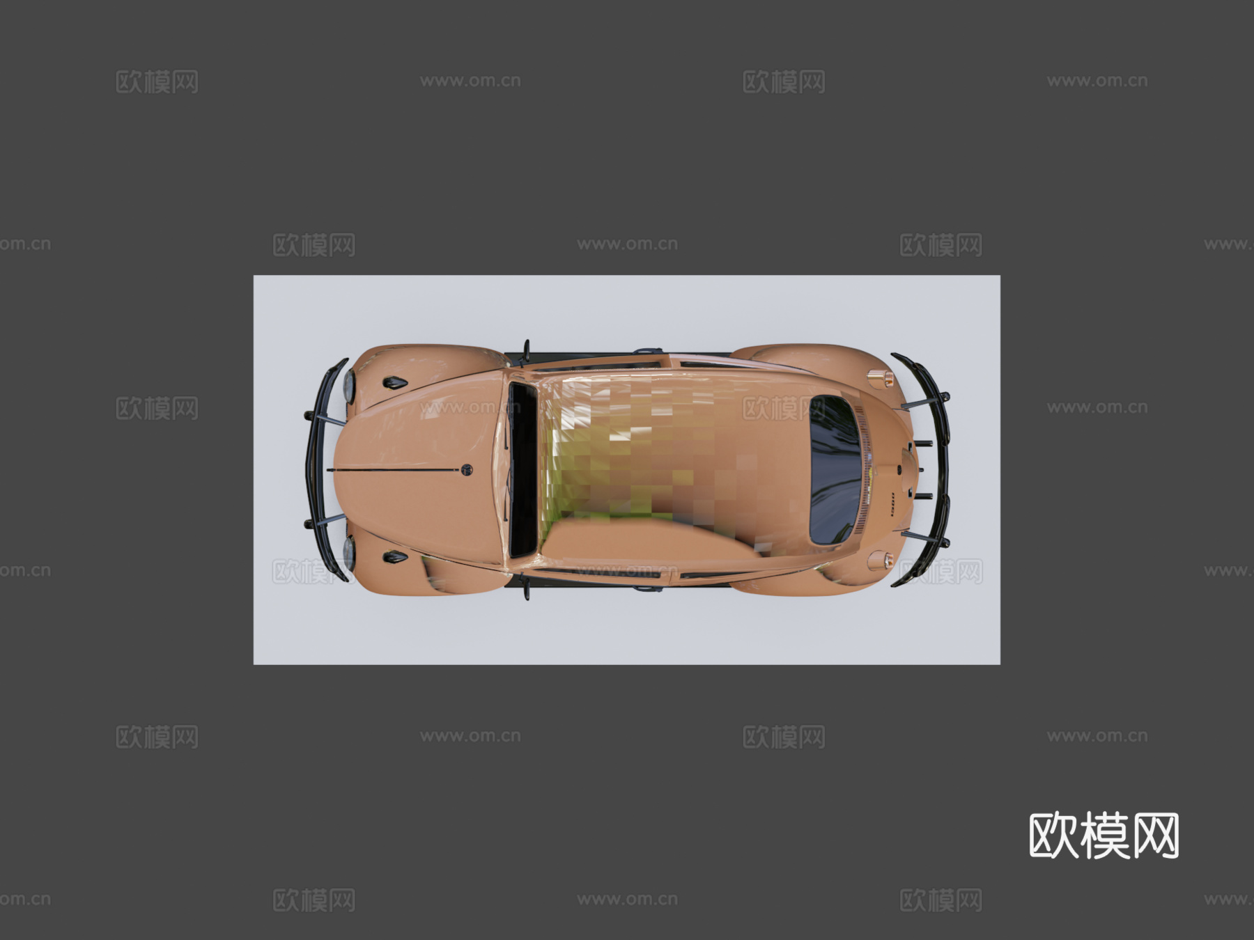 甲壳虫1969-福斯卡3d模型下载（渲染图7）