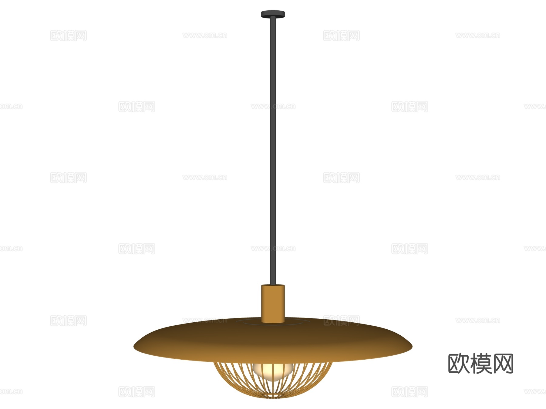 吊灯 床头吊灯 装饰吊灯 金属吊灯su模型