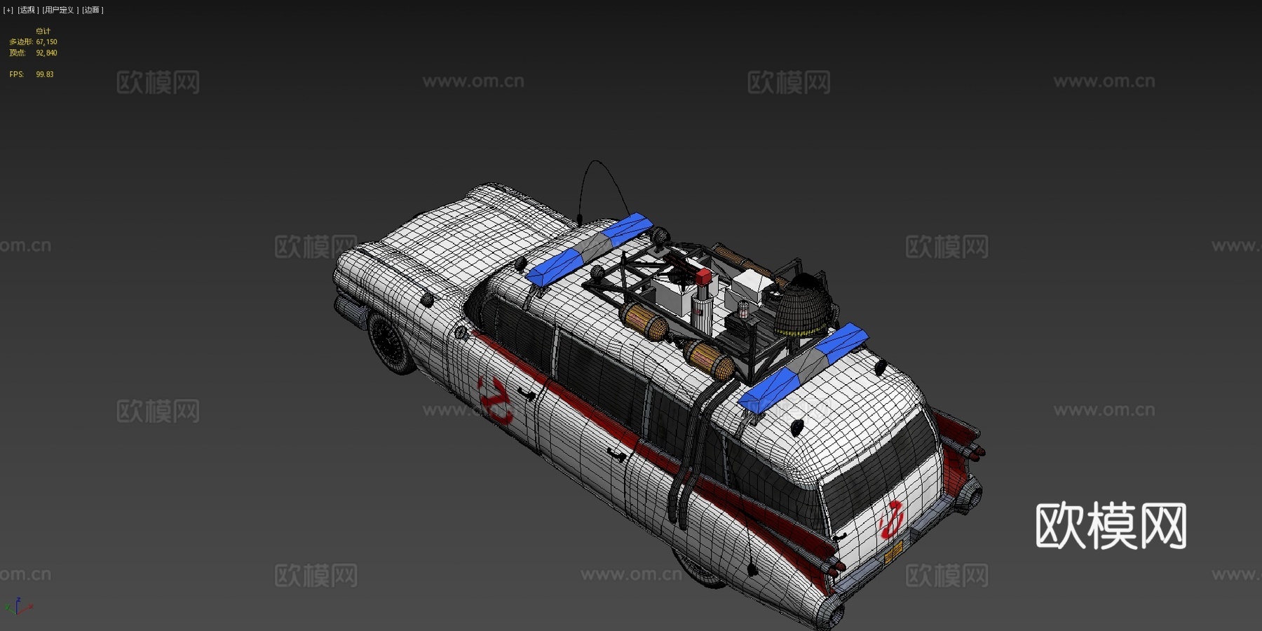 捉鬼车1-捉鬼敢死队3d模型下载（渲染图4）