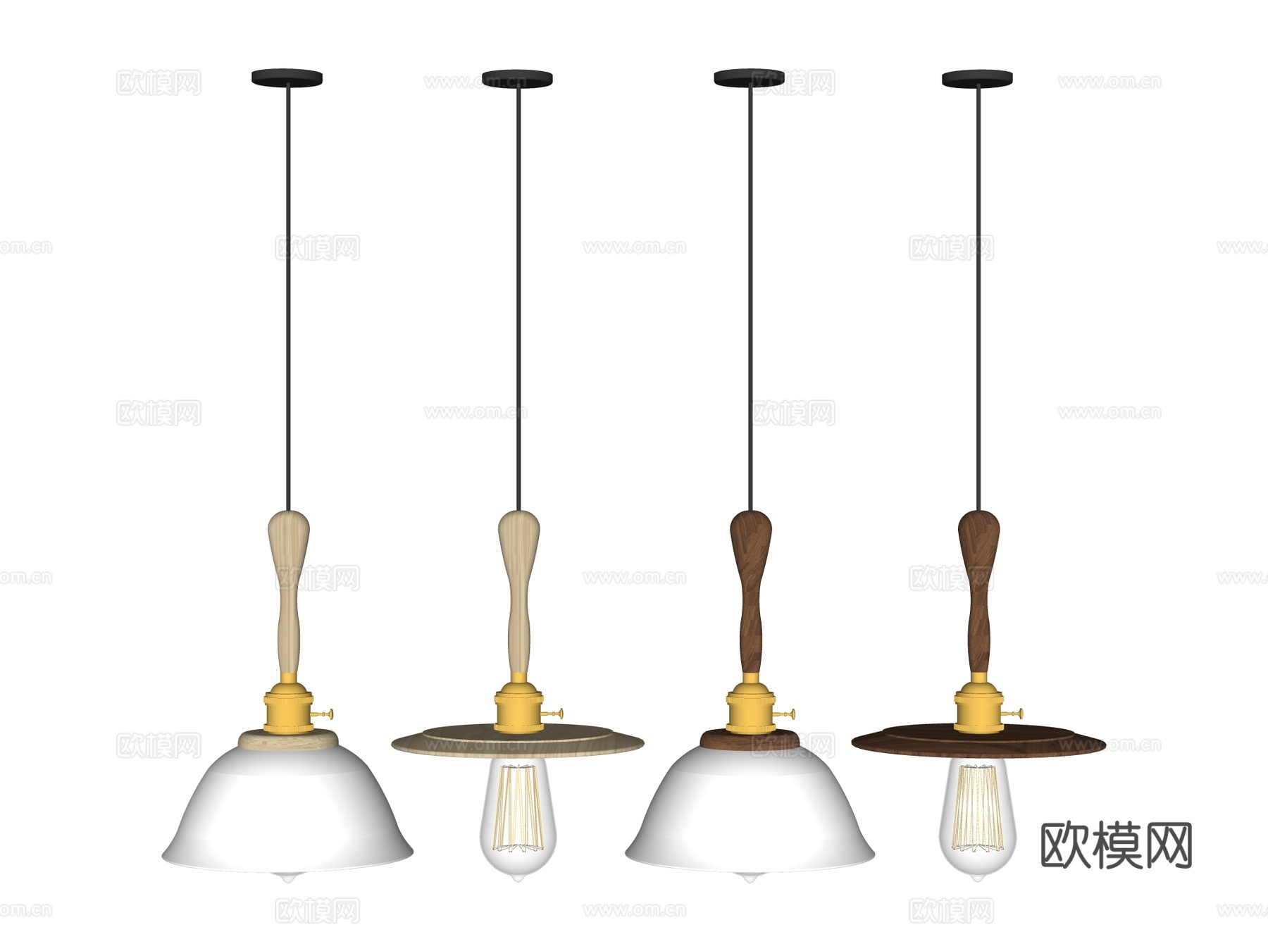 吊灯 床头吊灯 装饰吊灯su模型